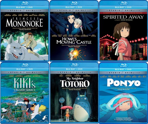 All the Ghibli movies that I currently own on Blu-Ray. : r/ghibli