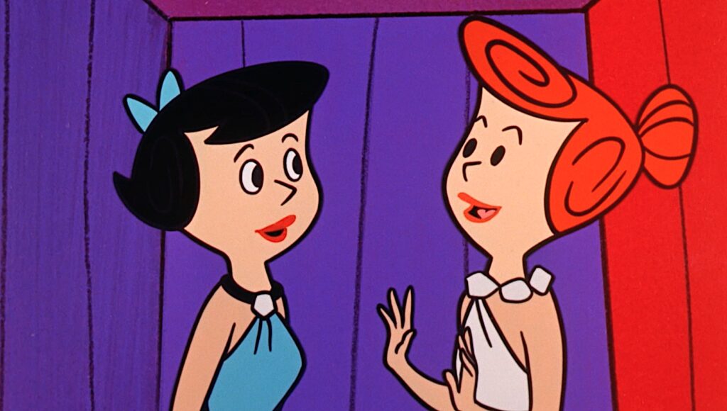 Betty Rubble and Wilma Flintstone in THE FLINTSTONES THE COMPLETE SERIES, c...
